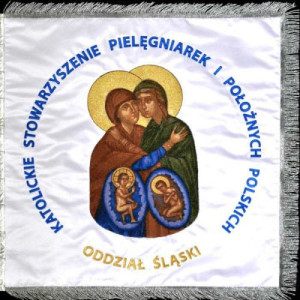 Sztandar Katolickie Stowarzyszenie Pielęgniarek i Położnych Polski