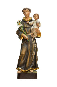 Święty Antoni, rzeźba drewniana, wysokość 70 cm 