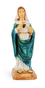 Figurka Serce Maryi (nietłukąca)