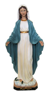 Figura Maryja z żywicy epoksydowej, wysokość 99 cm 