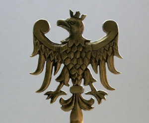 Zwieńczenie patriotyczne, głowica do sztandaru - orzeł