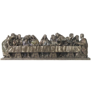 Figurka Ostatnia Wieczerza, materiał żywiczny, wysokość 23 cm