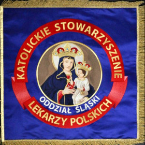 Sztandar Katolickie Stowarzyszenie Lekarzy Polskich