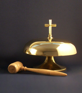 Gong mosiężny, średnica 26 cm