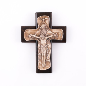 Krzyż wiszący Trójca Święta, wysokość 22 cm, 20 sztuk