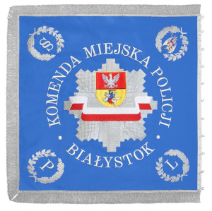 Sztandar mundurowy - Komenda Miejska Policji