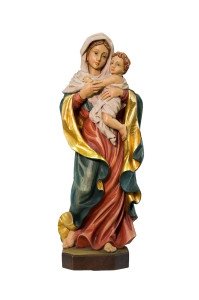 Madonna, rzeźba drewniana, wysokość 60 cm