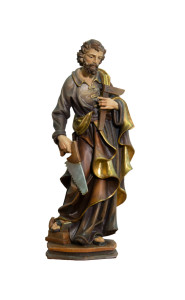 Święty Józef, rzeźba drewniana, wysokość 30 cm
