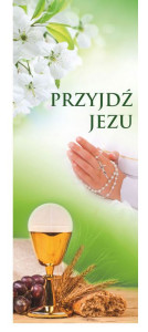 Baner na Komunię Świętą