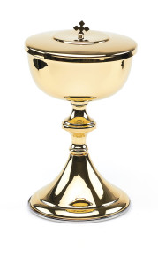Puszka liturgiczna, wysokość 26 cm