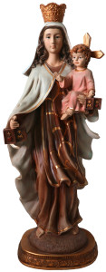 Figura Dziewicy Maryi z Góry Karmel 61 cm z żywicy poliestrowej