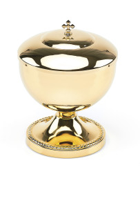 Puszka liturgiczna, wysokość 21 cm