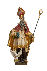 Święty Stanisław Biskup, rzeźba drewniana, wysokość 70 cm