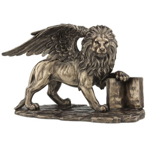 Figura Lew św. Marka, wysokość 17 cm
