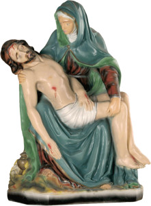 Pieta, materiał żywiczny, wysokość 63 cm