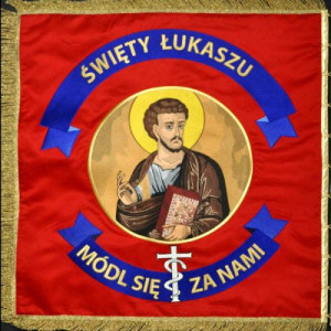 Sztandar kościelny - św. Łukasz