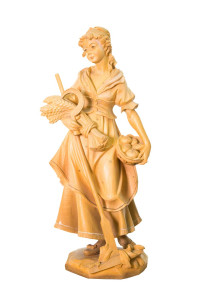 Święta Notburga, rzeźba drewniana, wysokość 60 cm