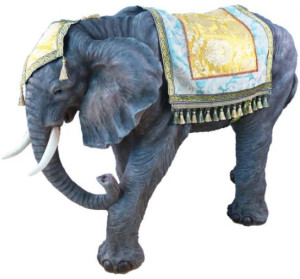 Figura słoń do szopki bożonarodzeniowej, wysokość 135 cm