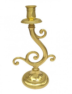 Świecznik  "gałązka", szerokość 14,5 cm, wysokość 26 cm