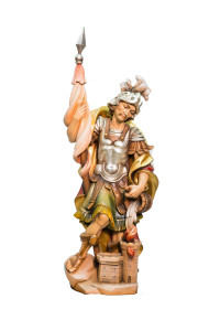 Święty Florian, rzeźba drewniana, wysokość 65 cm