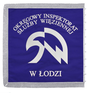 Sztandar mundurowy - Okręgowy Inspektor Służby Więziennej 