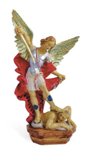 Figurka święty Michał Archanioł (nietłukąca), wysokość 25 cm